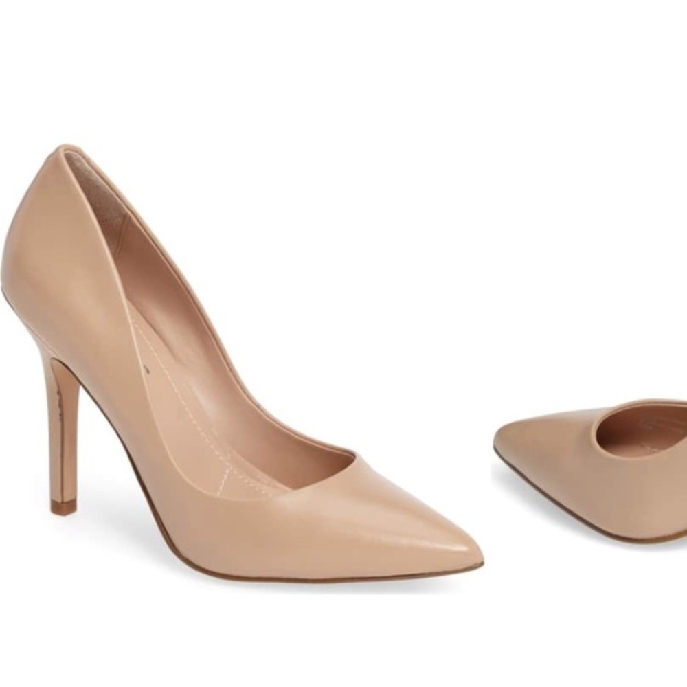 Charles David Classic Nude Pump